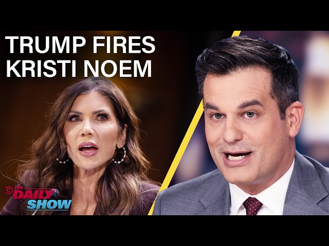 Trump Axes Kristi Noem & Hegseth Strong-Arms "Too-Woke" Boy Scouts | The Daily Show