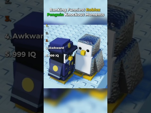 Ranking Penguin Knockout Funniest Moments #roblox #knockout
