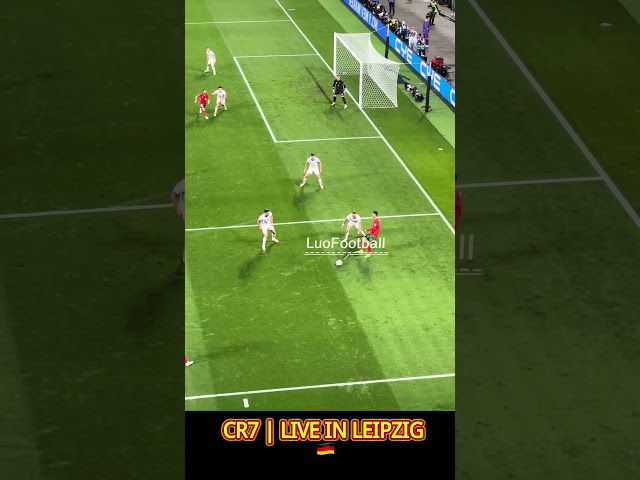 CR7 Live in Germany! 🇩🇪 | Red Bull Arena #CR7 #Ronaldo #Leipzig #Original