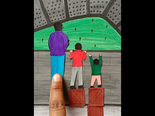 Equal rights 📝or fair justice ⚖️  #art #equality #shorts