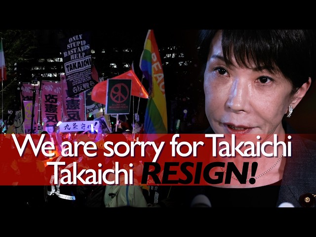 Apologize to Chinese people! Thousands protest Takaichi's military push & embassy intrusion