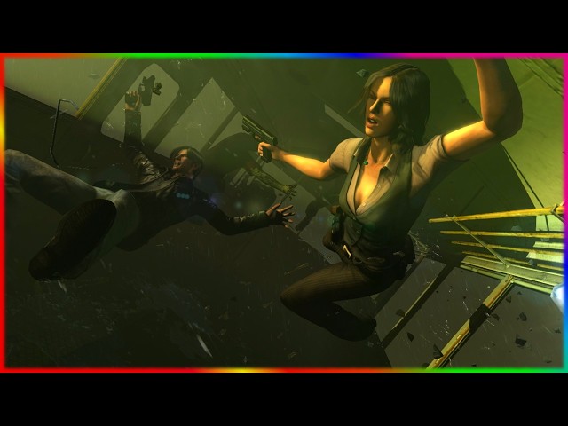 Resident Evil 6 Co-op Funny Moments - Tobey Maguire, Pooping Tutorial and Boob Monster!