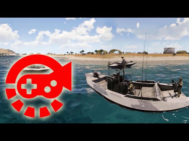 360° Video - Secret NATO Air Base, ArmA 3
