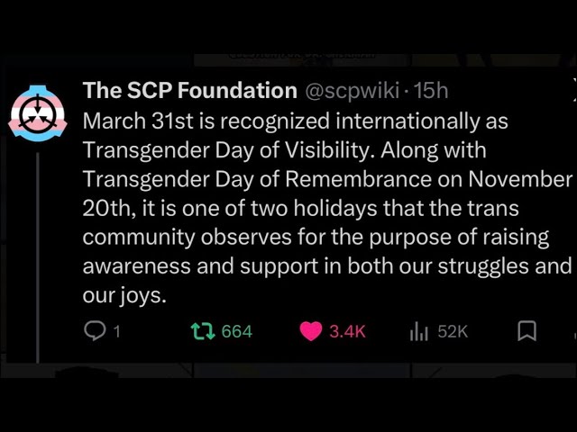 HAPPY TRANS VISIBILITY DAY FROM THE SCP FOUNDATION | Office Hours w/ Dr. Sherman