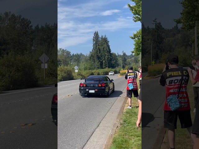 FIRST R34 GTR in the USA I’ve seen! #r34 #r34gtr #r34skyline #gtr #r34exhaust #jdm #jdmcars