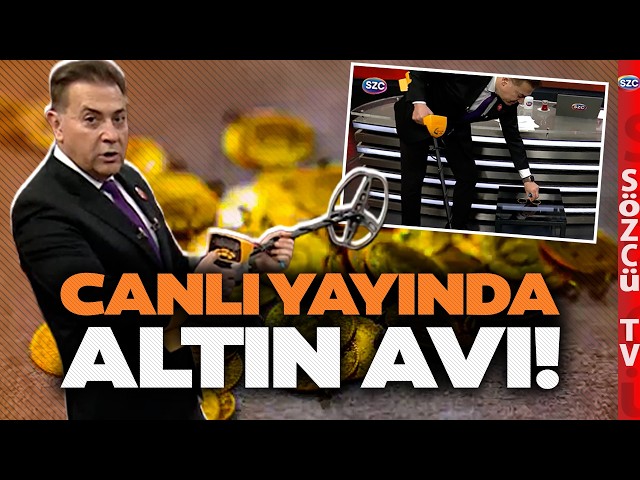 Serdar Cebe Dedektörle Stüdyoda Altın Avına Çıktı! Canlı Yayında Unutulmaz An!