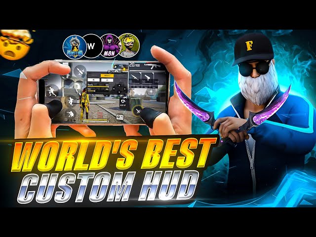 TOP 3 BEST 3 FINGER CUSTOM HUD FREE FIRE | BEST 3 FINGER HUD | CUSTOM HUD FREE FIRE | MOVEMENT HUD