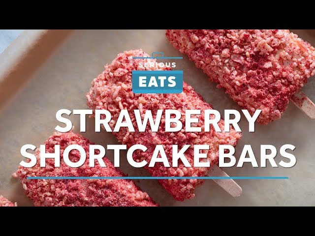 How to Make Homemade Strawberry Shortcake Bars