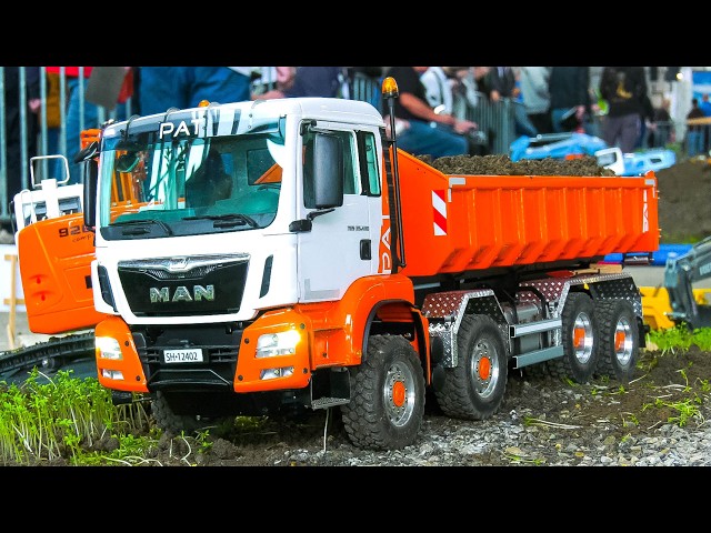 GREAT RC TRUCKS, RC DUMP TRUCK, RC EXCAVATORS, RC TRACTOR, RC WHEEL LOADER, RC CONSTRUCTION SITE!!