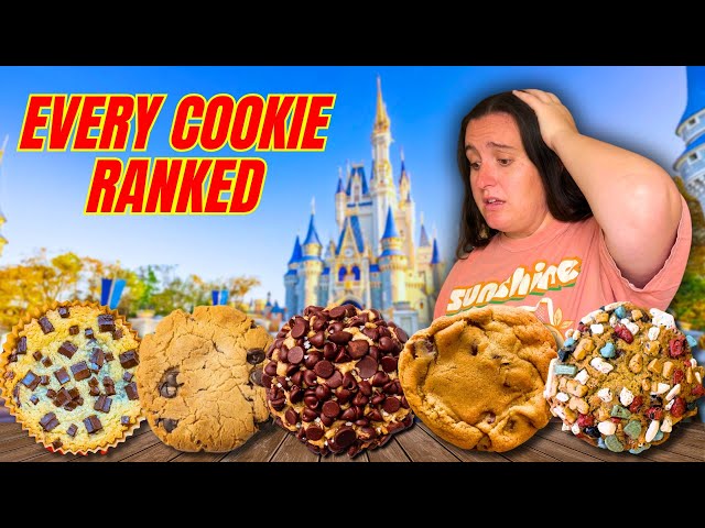 I Tried EVERY Chocolate Chip Cookie at Walt Disney World…. Which One Is Best?