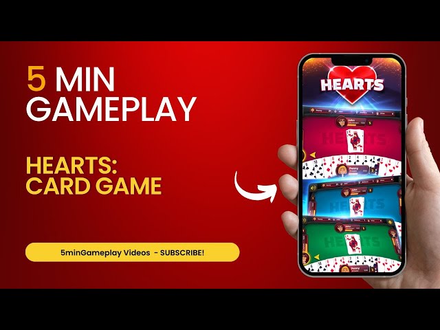 Hearts ♥️ First 5 Minutes Gameplay (No Commentary) | Classic Card Game