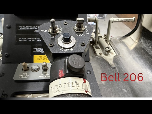 Bell 206 startup described and demonstrated in detail