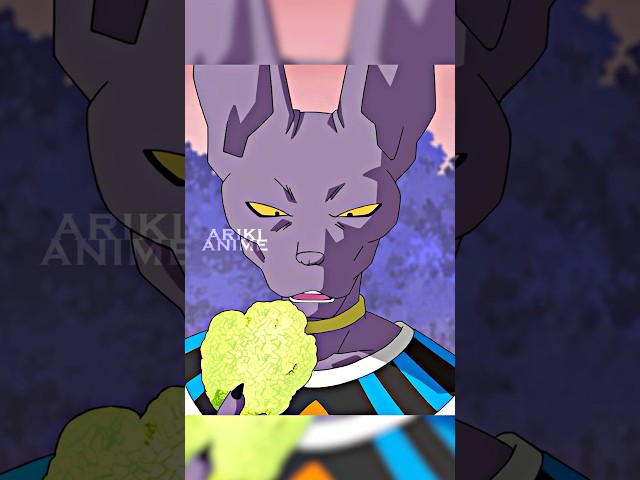 Goku Brings Beerus A Lettuce😂