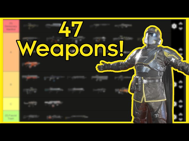 Ranking Every Primary Weapon in Helldivers 2 (Again)