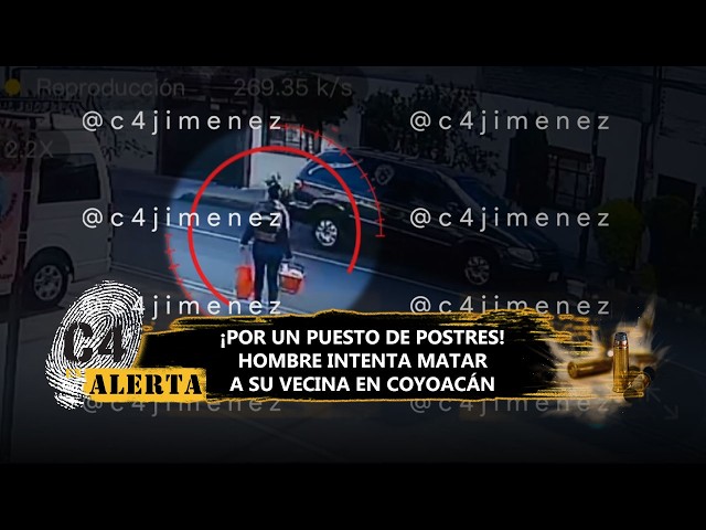 With a hacksaw! Man stabs his neighbor because he's annoyed that she has a dessert stand in Coyoacán