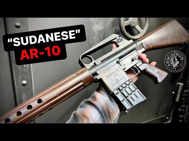 The “OG” AR10 that Cuba Got BEFORE USA 😎 Stoner’s ‘Sudanese’ Battle Rifle in 1 Minute #Shorts