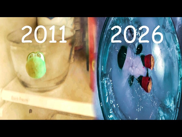 Unfreezing my Yoshi plush from 2011