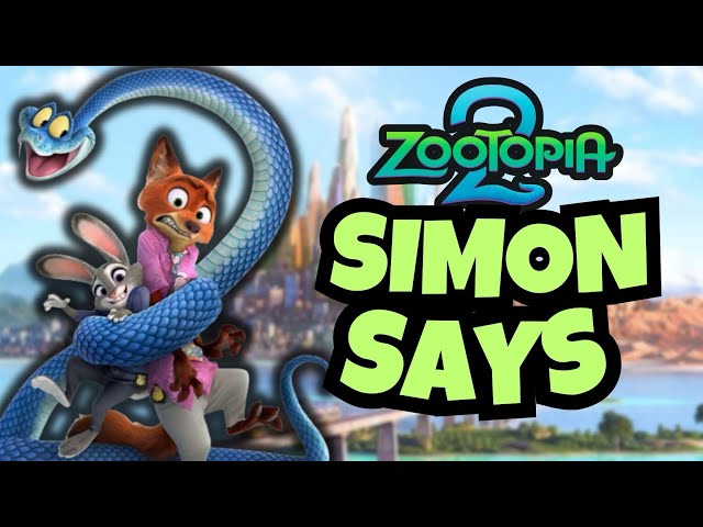 Zootopia Simon Says | Simon Says Game | Brain Break for kids