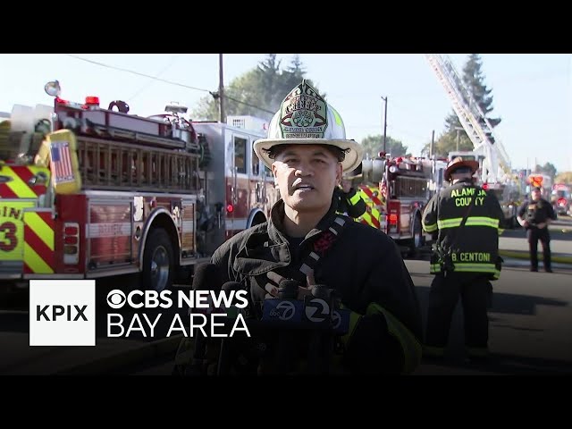 Watch: Authorities give update on explosion, fire near Hayward in community of Ashland