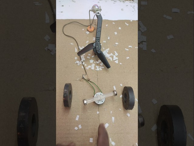 dji  drone propeller fly testing which use magnet and magnetic field_Dc Motor #tech #diy #science