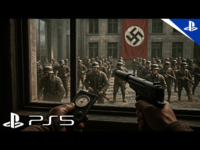 DISFARÇADO NO MEIO DO EXÉRCITO NAZISTA! | COD WWII Ultra Realista — PARTE 04 (4K60 HDR • PS5)