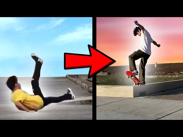 1 Year of REALISTC Skateboarding Progression!