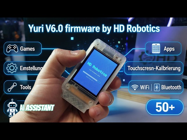 CYD ESP32 Smart Screen Project 🔥 | 3D Printed Case + AI Assistant + Apps