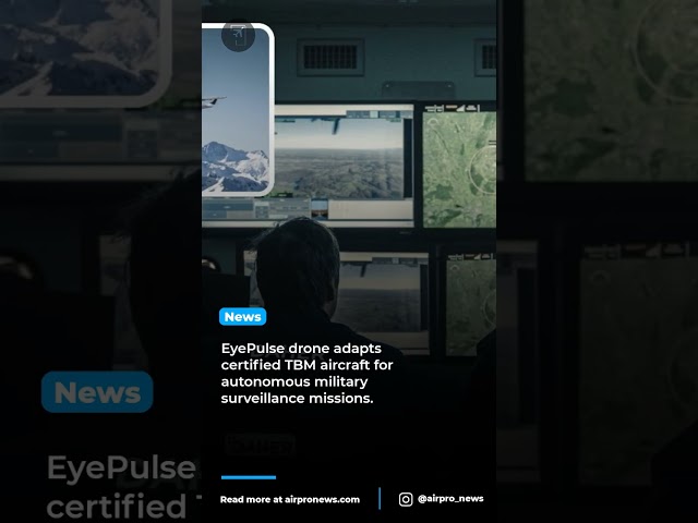 Daher and Thales unveil rapid-flight EyePulse MALE drone prototype