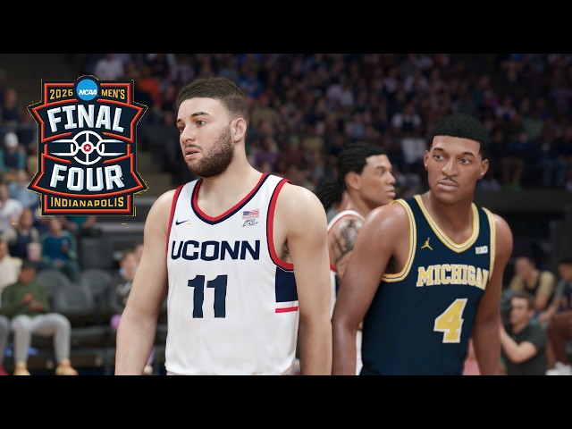UConn vs Michigan - NCAA Men's Championship 2026 Full Game Highlights 4/6/2026 - (NBA 2K26 Sim)