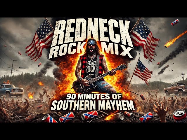 🔥 Southern Rock MIX -  90 Minutes of Southern Rock #trucksongs #southernrock #americanrock