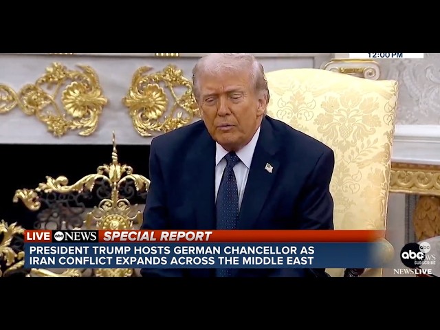 President Trump holds bilateral meeting with German Chancellor Merz: ABC News Special Report