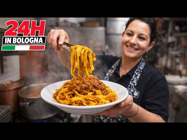 24H of ITALIAN FOOD in Bologna – From Pasta to Meatballs