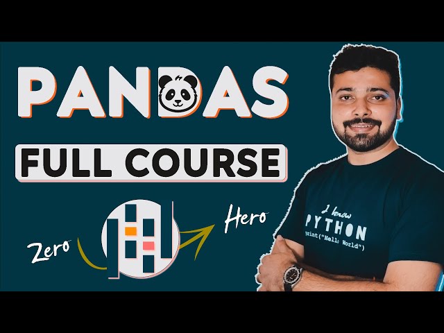 Complete Python Pandas Data Science Tutorial