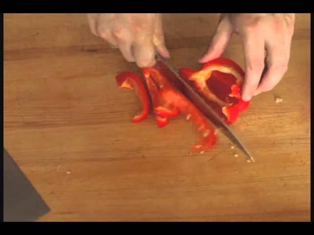How To Cut A Bell Pepper
