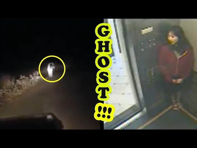 Ghost footage caught on CCTV compilation