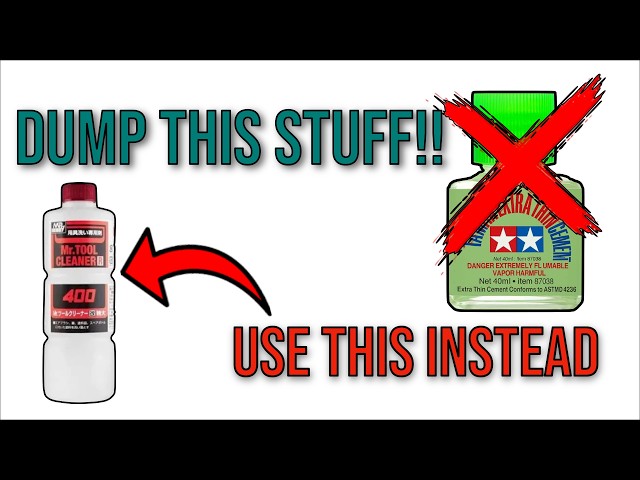 Why I STOPPED Using Tamiya Extra Thin Cement - This is CHEAPER and BETTER!!