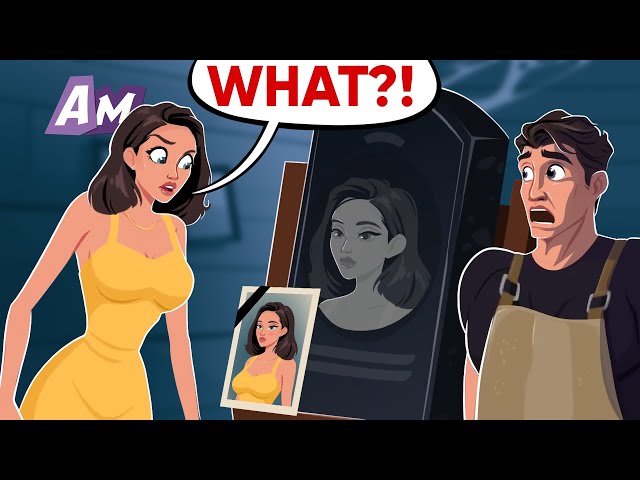 A man made a tombstone for his living wife