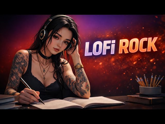 LoFi Rock Radio 🎸 Chill Instrumental Rock Beats | 24/7 Stream