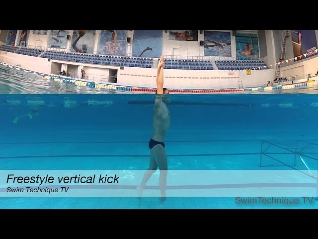 Freestyle Swimming Drill - Vertical kick