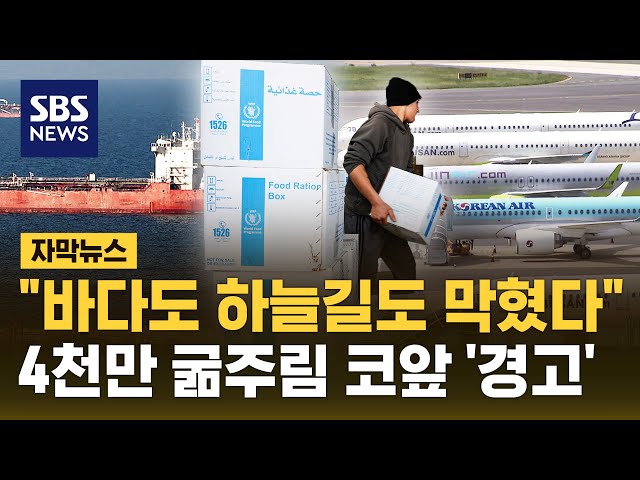 "45 Million to Face Starvation If Conflict Extends by 3 Months"... Global Food and Medicine Suppl...