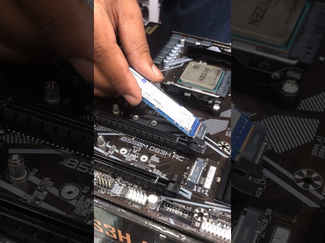 How to install Nvme m.2 SSD l Nvme SSD installation on motherboard #shorts #youtube