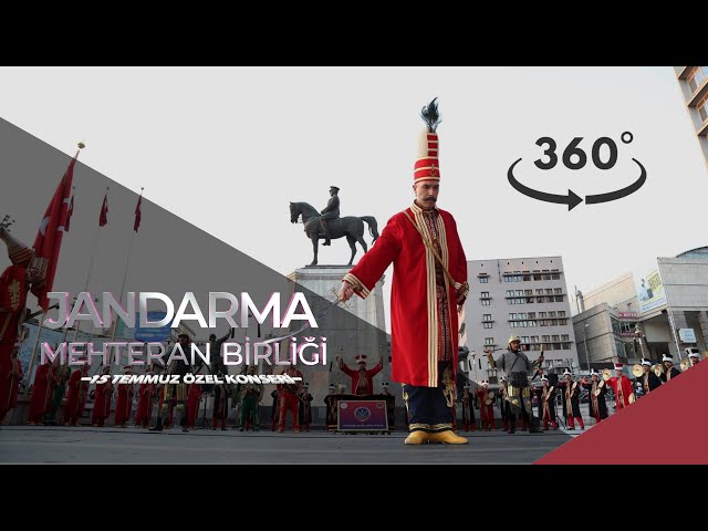 Jandarma Mehteran Birliğimizden 15 TEMMUZ Anısına 360 Derece Gösteri