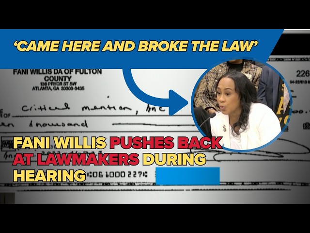 Why She Brought the Trump Election Interference Case: Fani Willis Explains