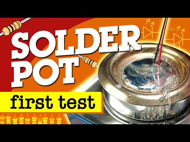 Our First Solder Pot For Tinning Wires