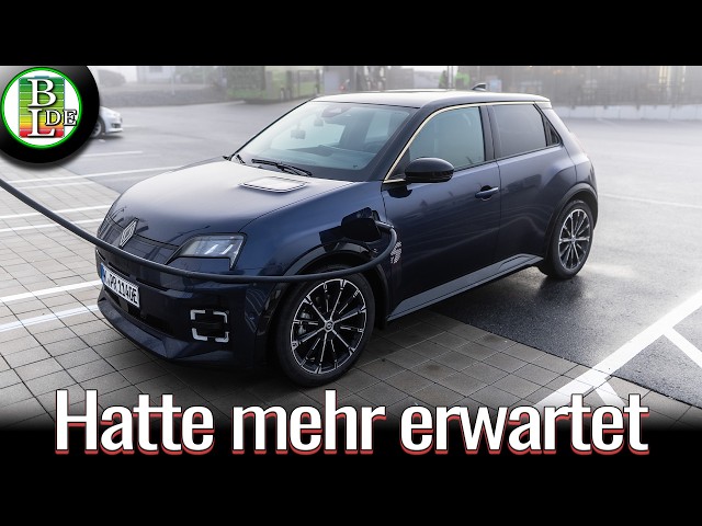 Renault 5 (52kWh) Reichweitentest 130 km/h ⚡ realer Autobahn Verbrauch