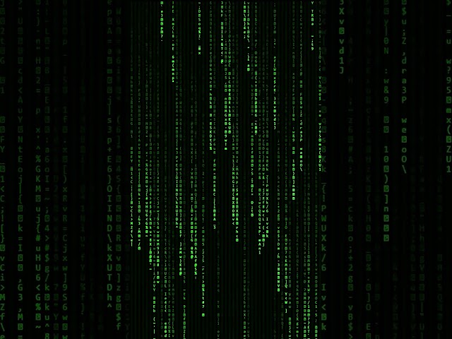 Matrix Effect (Green Code Rain) Screensaver