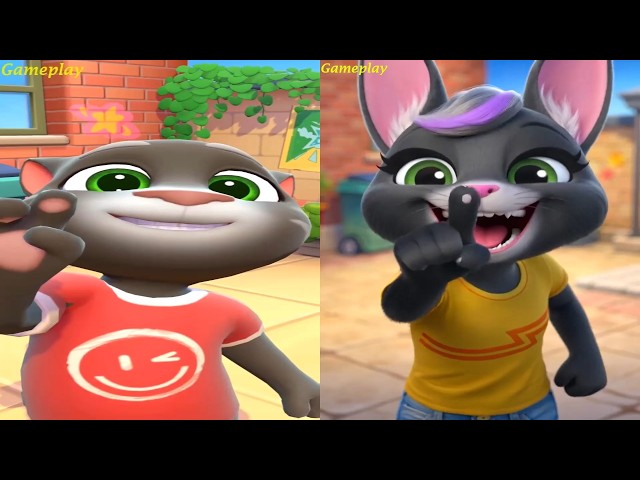 Talking Tom Cat New Game 2026 vs Talking Becca Game (Concept) Android Gameplay