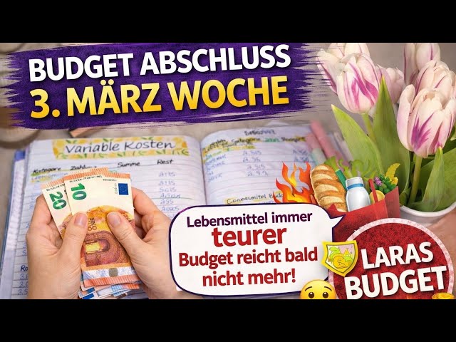 Budget closing, week 3 of March 💸 Food prices are exploding – will my money last?