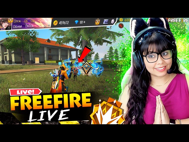 🔴FREE FIRE LIVE WITH RIYA AND 1 VS 4 GUILD TEST😎 #classyff #fflive #freefire #girlgamer