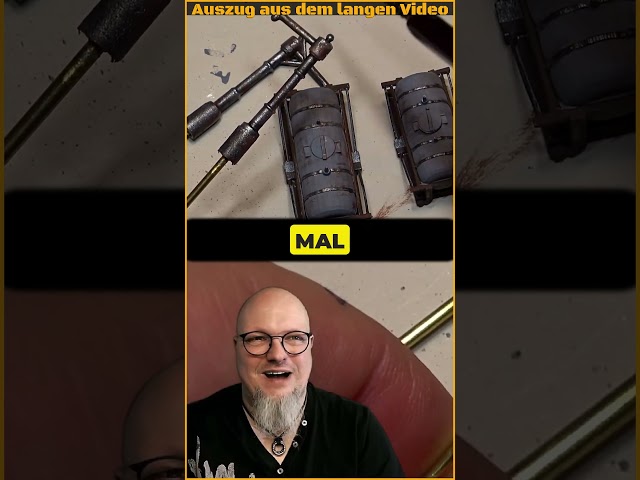 Das Aufbringen von Rost umsetzen #kunst #kreativität #modellbahn #diorama